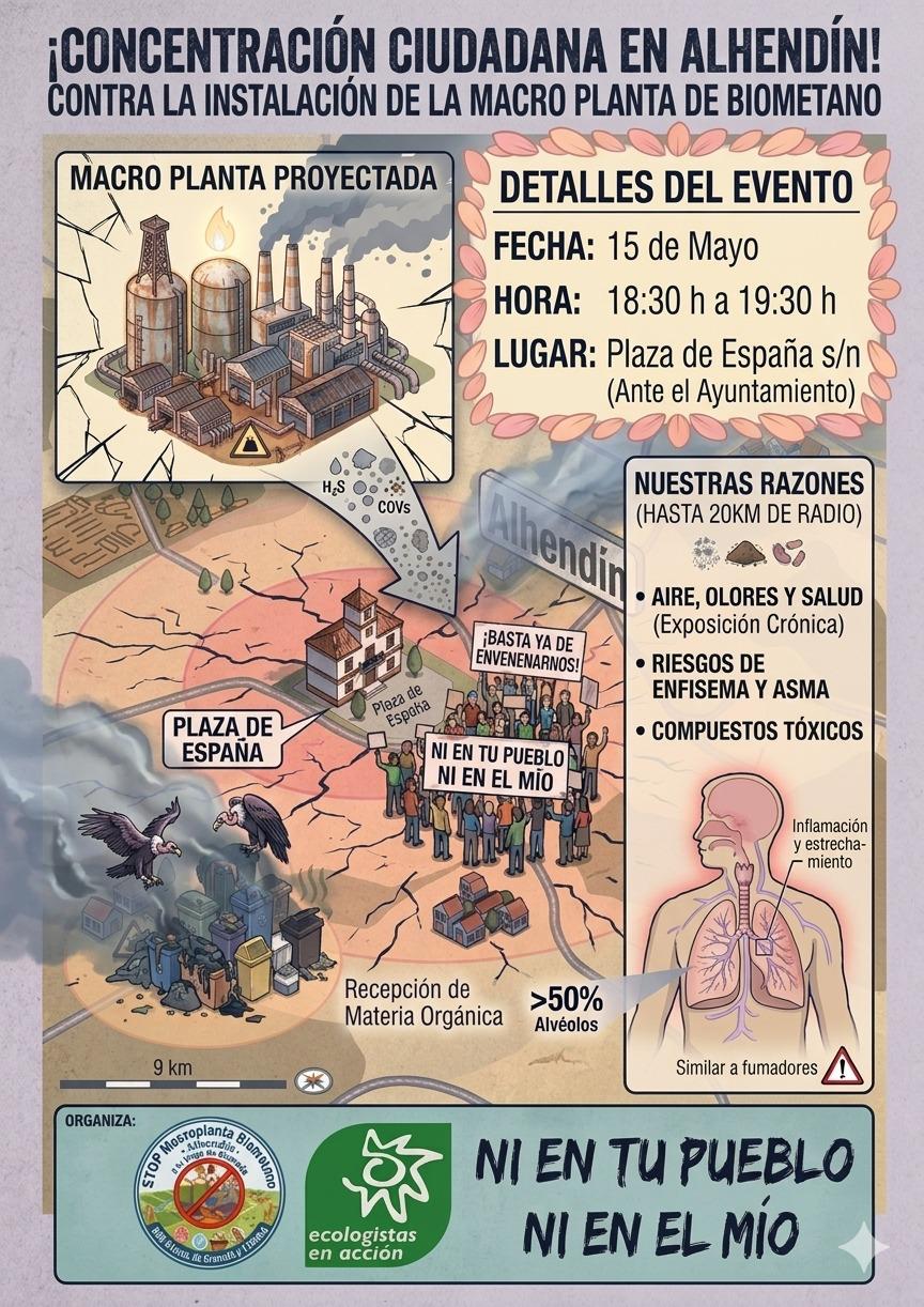 Aprobada la reunión informativa sobre la macro planta de Alhendín