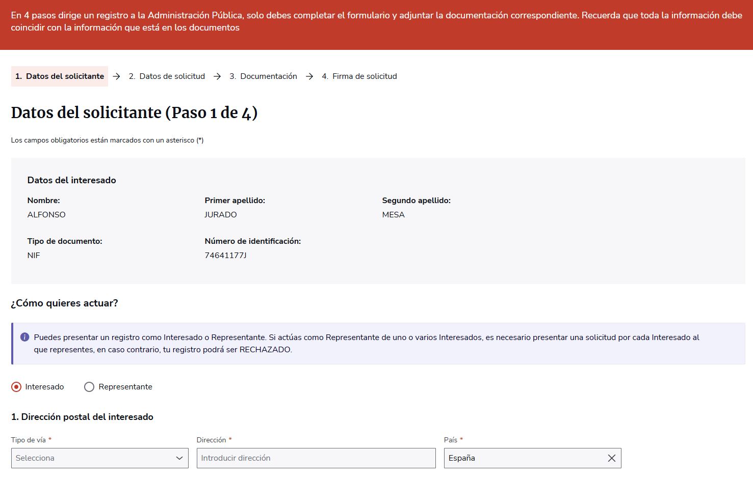 Identificación con certificado, DNIe o Cl@ve