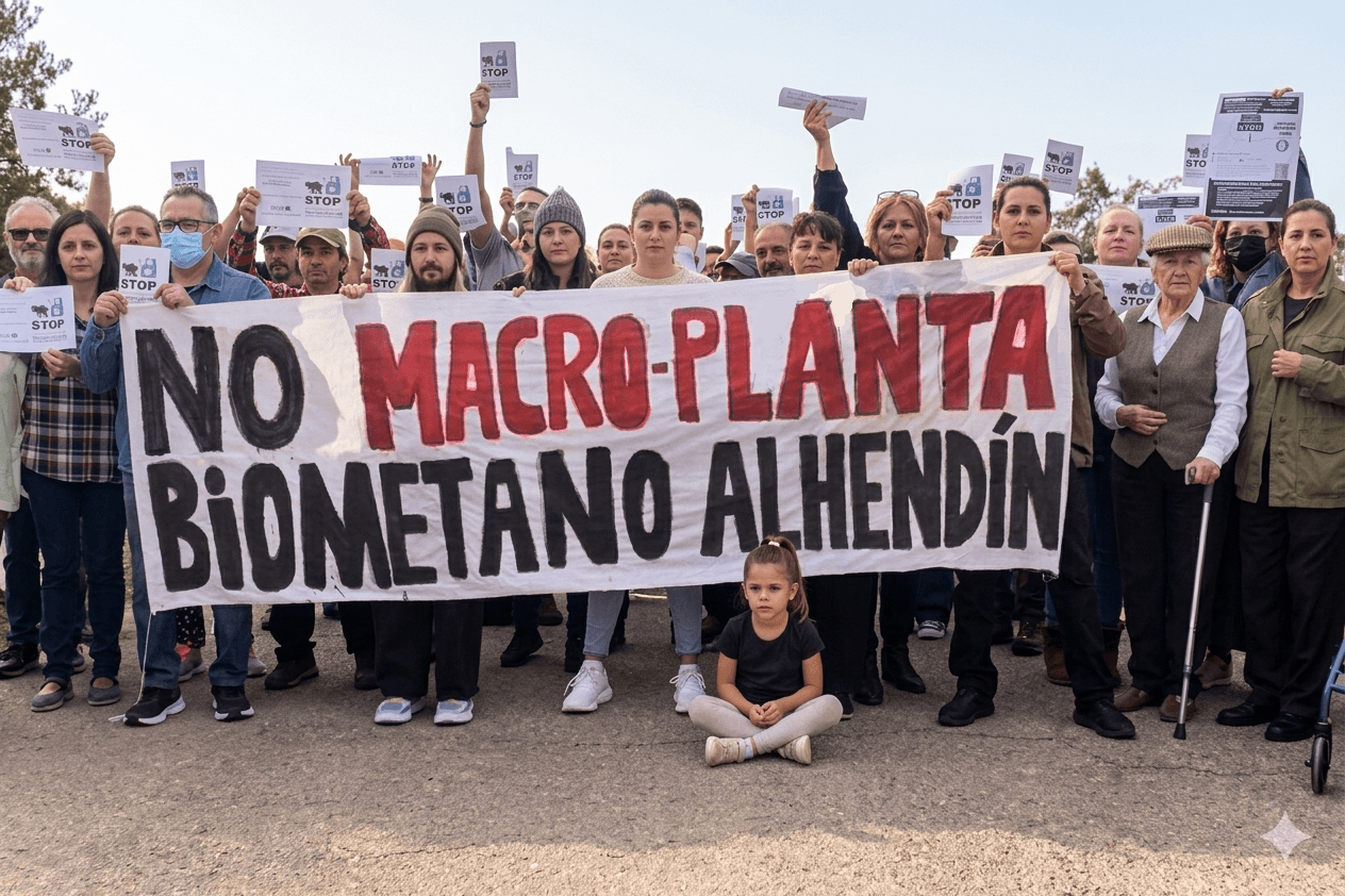 Vecinos de la Vega contra la planta de biogás